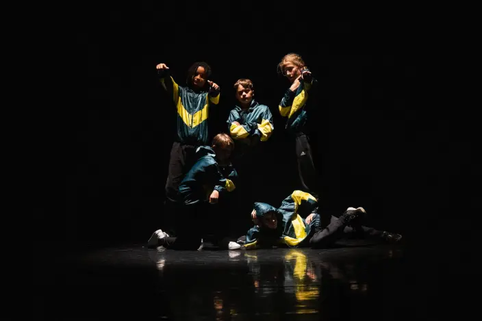 Enfants du DK'LE CREW en répétition